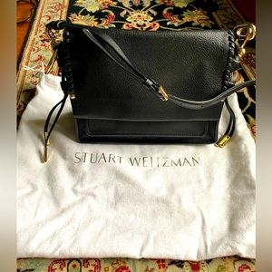 Stuart Weitzman Black Leather Purse